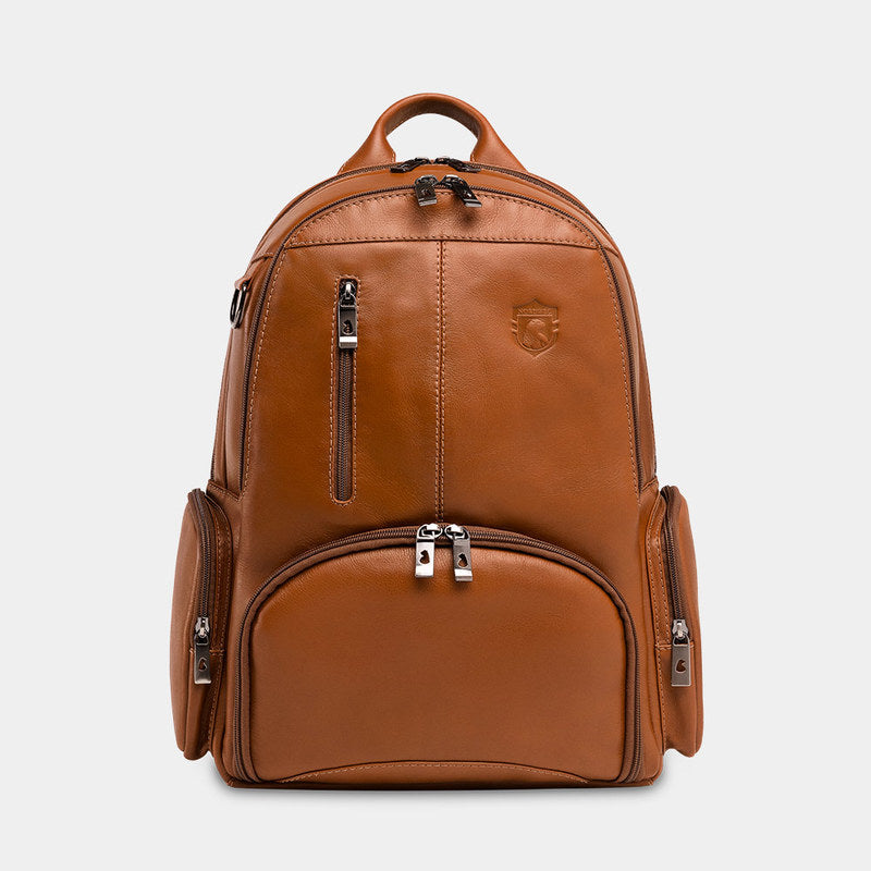 Mochila de couro para notebook NW072B