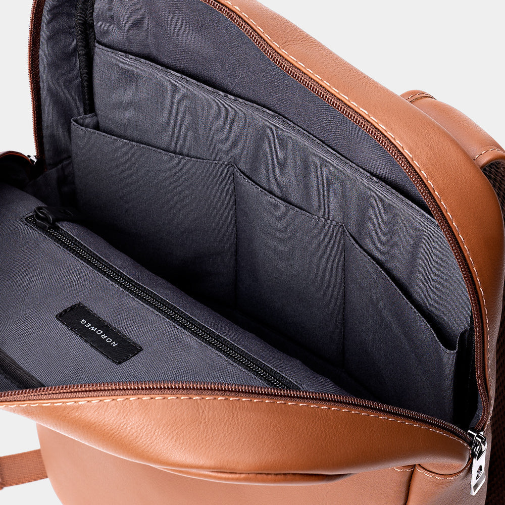 Mochila de couro Slim Workplace NW108