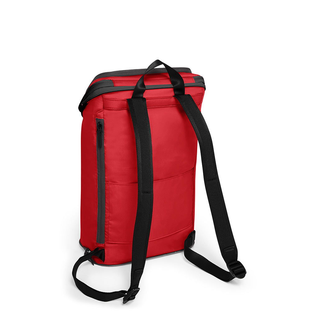 Mochila Packable Alpha Bravo Preta e Vermelha