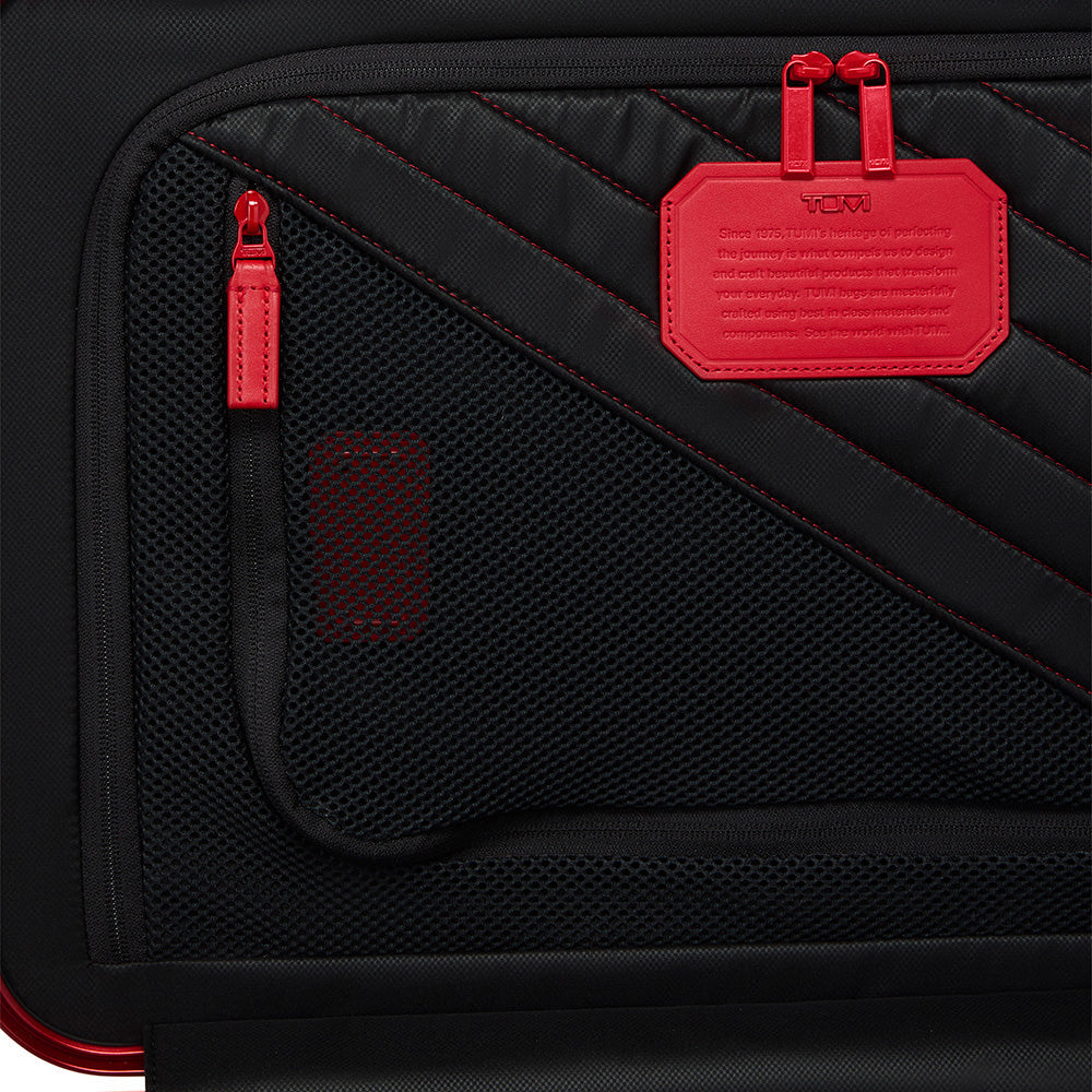 Mala Pequena International 19 Degree Aluminum Preta e Vermelha