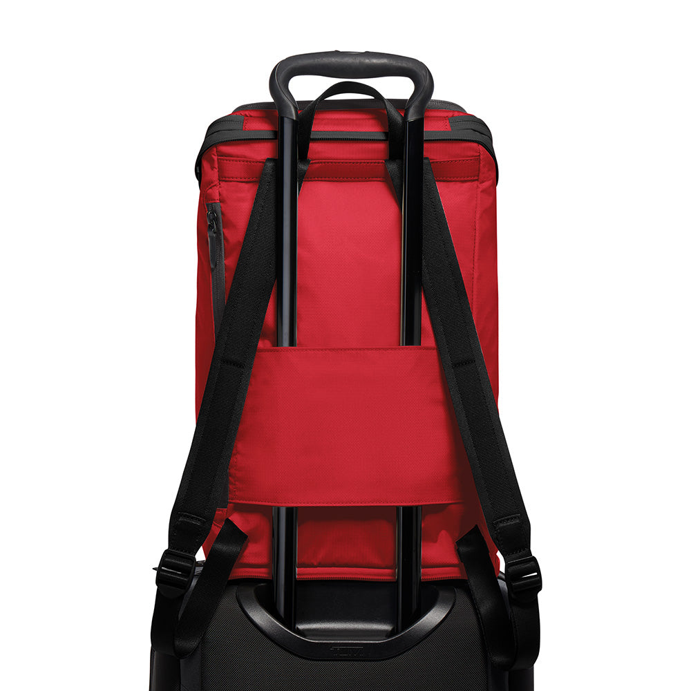 Mochila Packable Alpha Bravo Preta e Vermelha