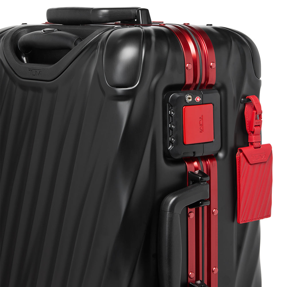 Mala Pequena International 19 Degree Aluminum Preta e Vermelha