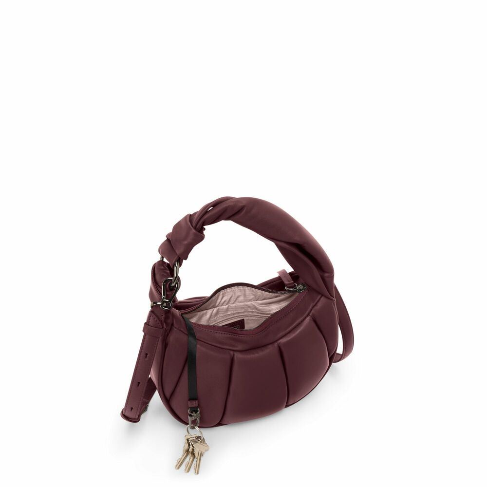 Bolsa de ombro  Asra Vermelho Cabernet