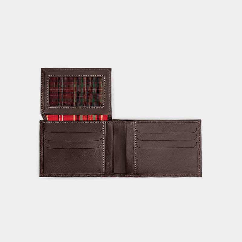 Carteira masculina de couro Flip NW038A