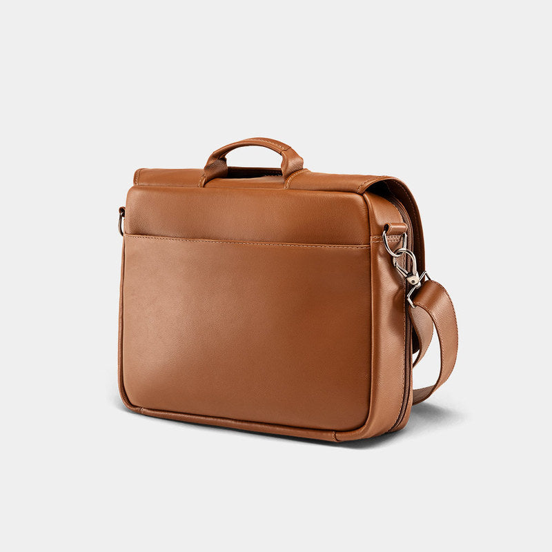 Pasta de couro masculina para notebook Workday NW053B