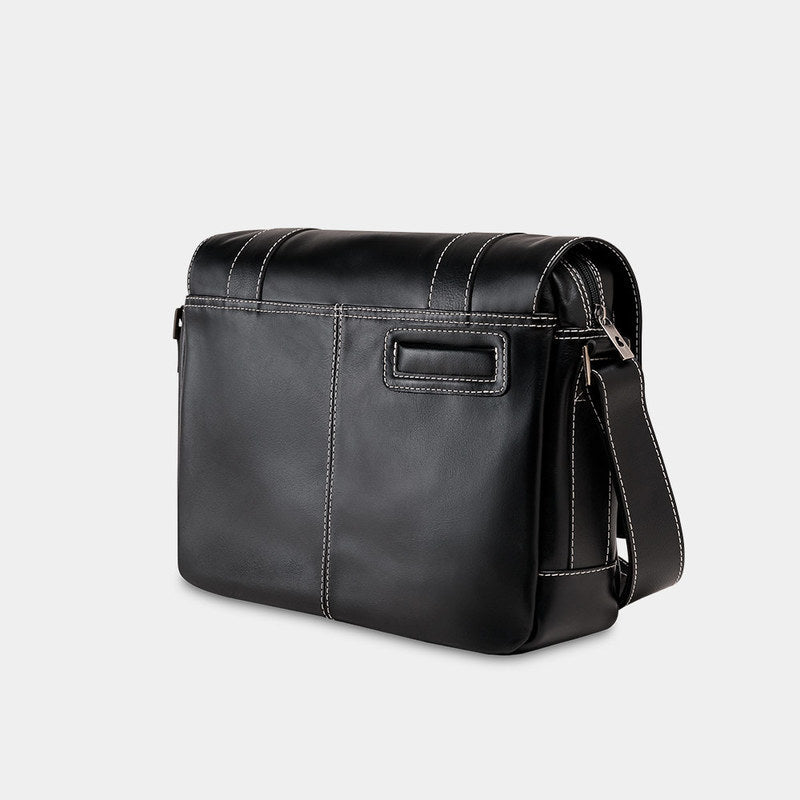 Bolsa masculina de couro para notebook Schuster NW066