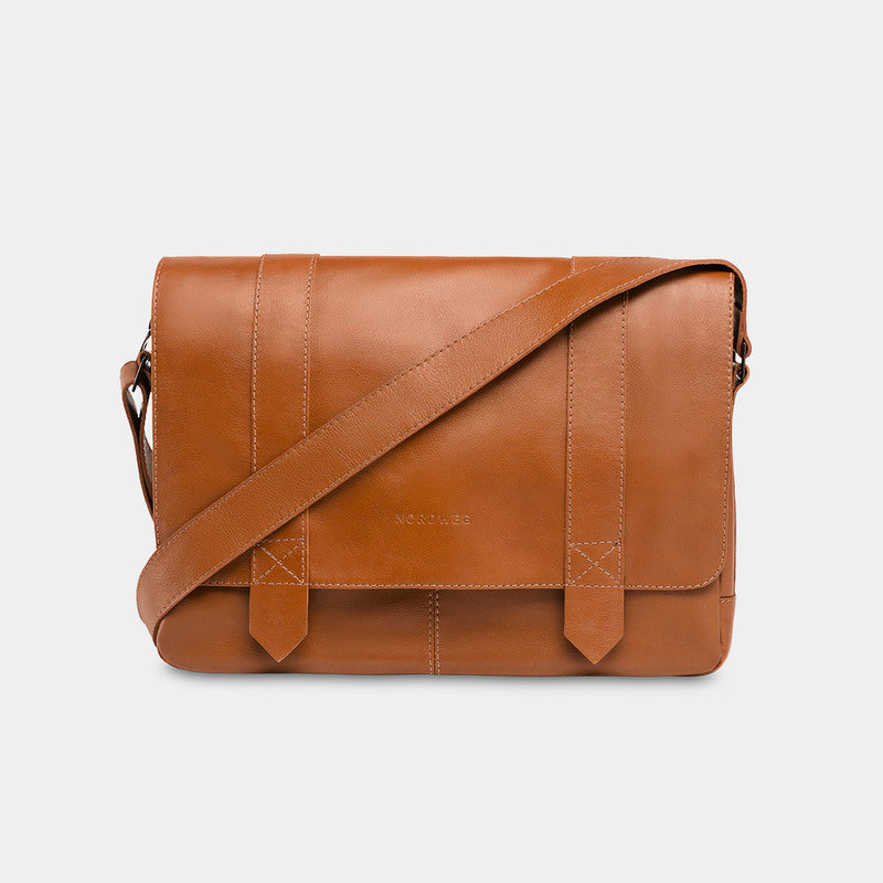 Bolsa masculina de couro para notebook NW066B