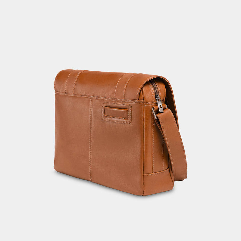 Bolsa masculina de couro para notebook NW066B