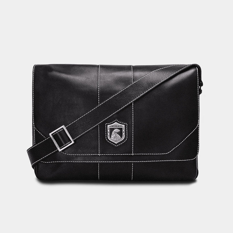 Bolsa masculina de couro para notebook City NW068