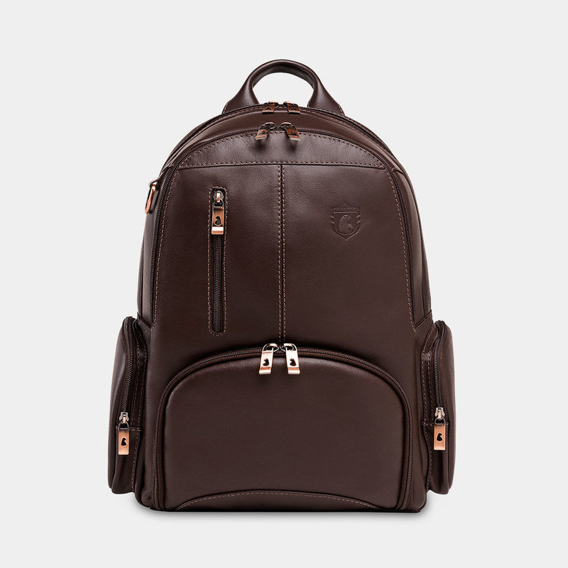 Mochila de couro para notebook NW072B