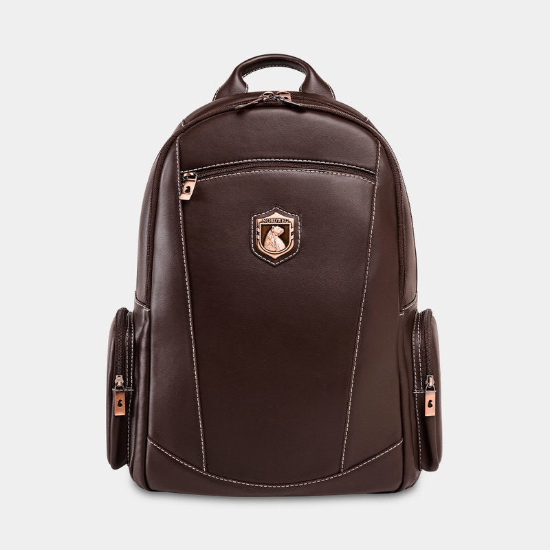 Mochila de couro para notebook Águia NW074A