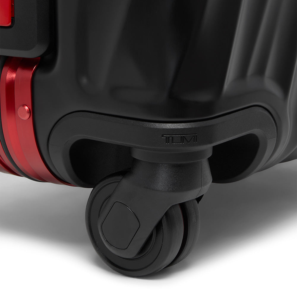 Mala Pequena International 19 Degree Aluminum Preta e Vermelha