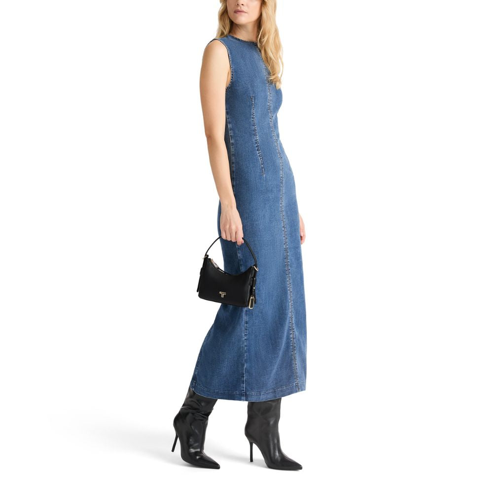 Bolsa Mini Hobo Evora Voyageur Preta/ Dourada